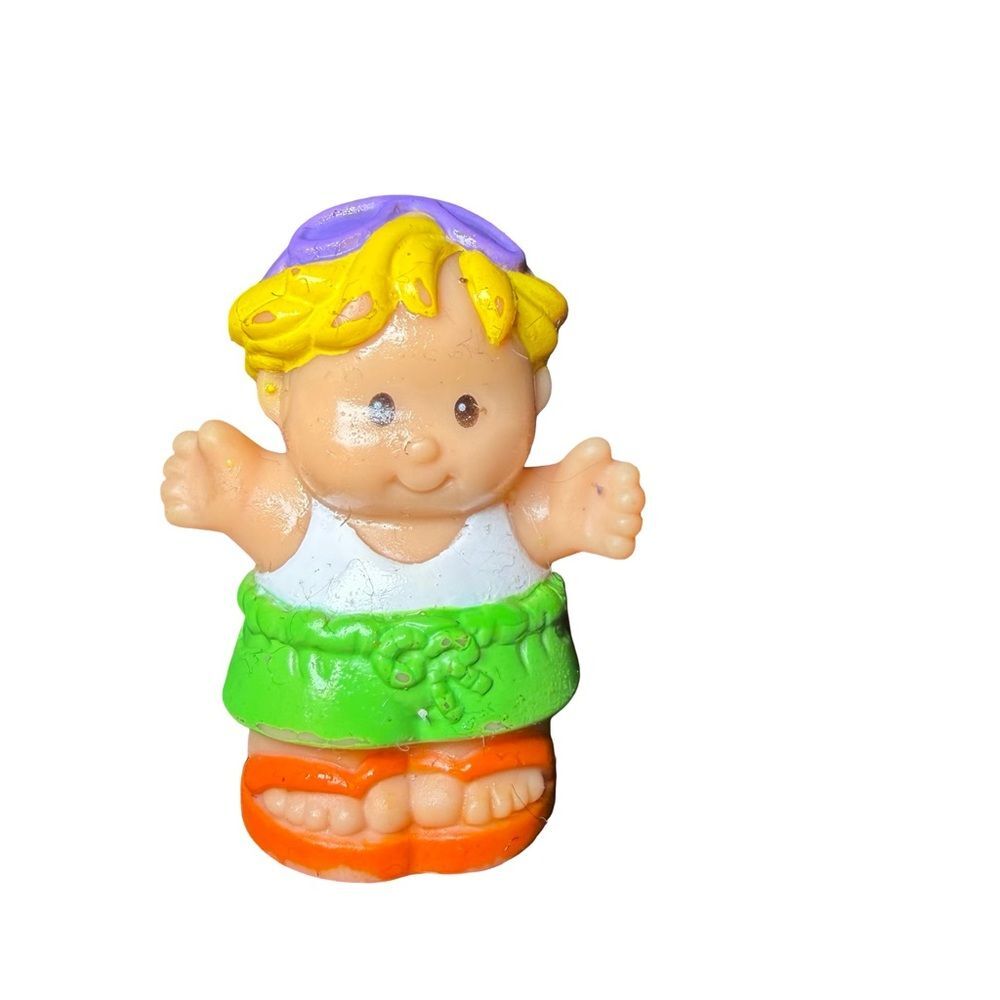 Vintage 1998 Fisher Price Little People Eddie Figure Swimmer Beach Boy